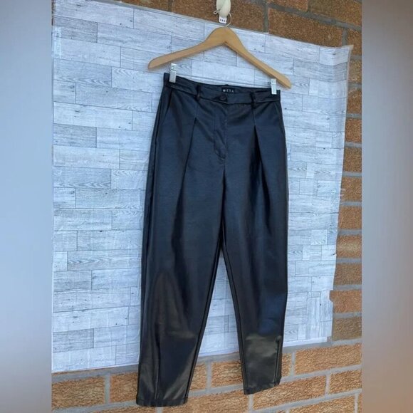 Seta Apparel Women's Leather Baggy Pants small - Picture 4 of 11